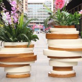 臺(tái)灣戶(hù)外玻璃鋼創(chuàng)意景觀花盆