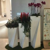 臺灣扭曲創意玻璃鋼花盆