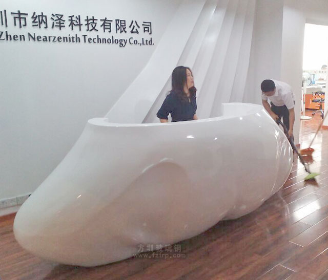 寧夏玻璃鋼辦公前臺