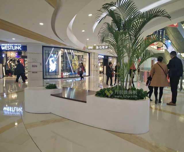 玻璃鋼創意花池座凳
