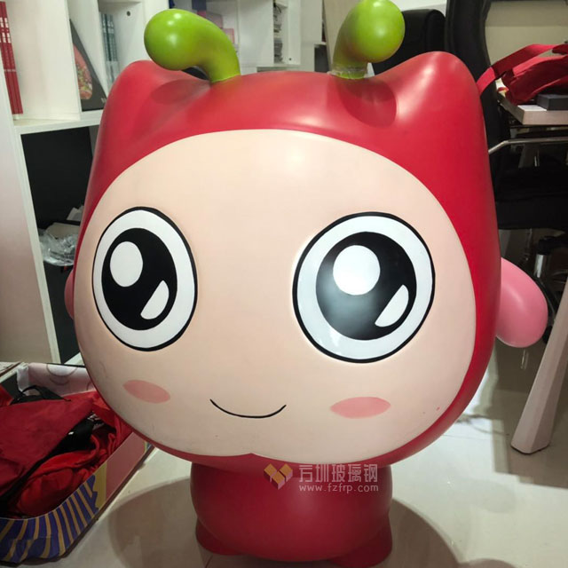 深圳美術教育品牌卡通IP形象玻璃鋼雕塑定制
