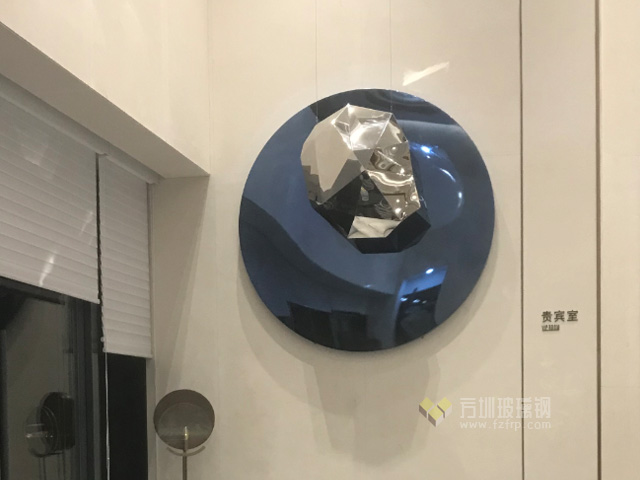 惠州樓盤營銷中心藝術切面造型石軟裝壁飾