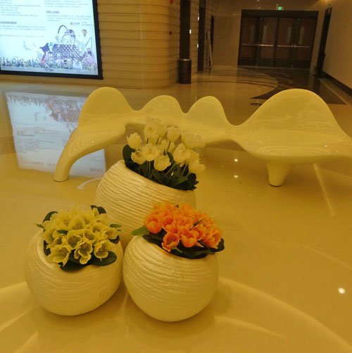 河南玻璃鋼組合景觀(guān)花盆