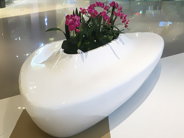 臺灣玻璃鋼游艇花盆座椅